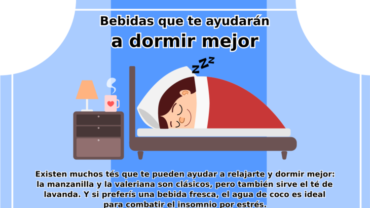 Bebidas para dormir mejor