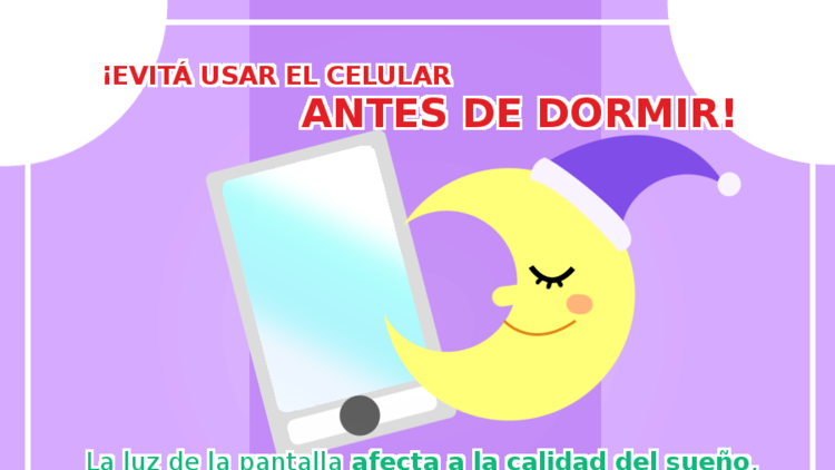 Celular por las noches