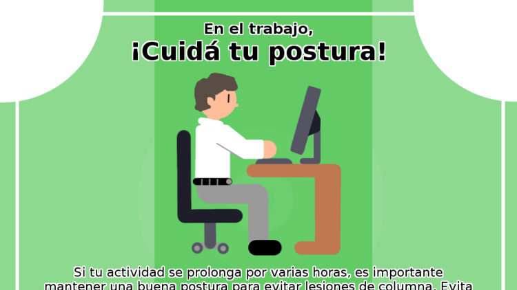 Postura en el trabajo