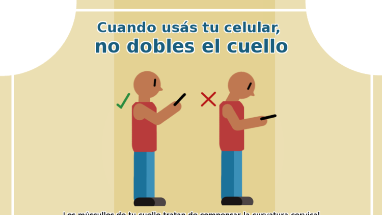 No dobles el cuello