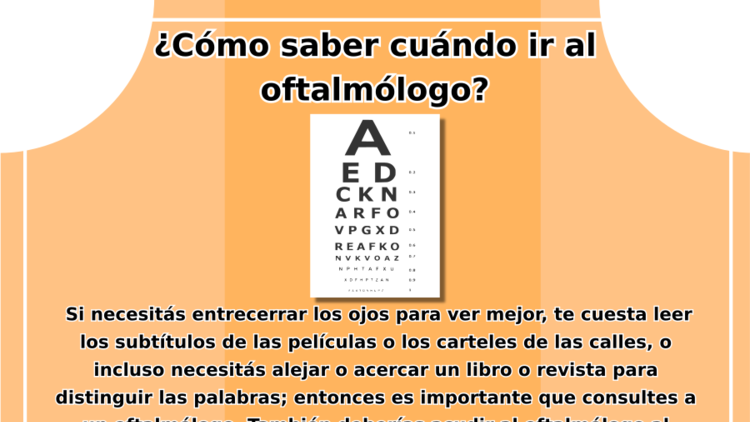 Cuándo ver al oftalmólogo