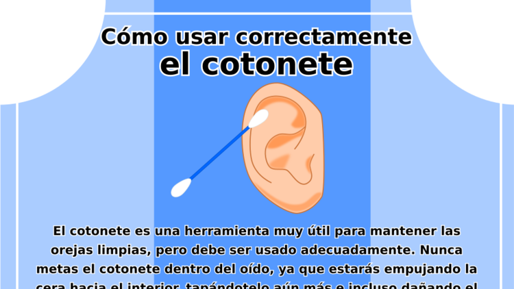 Cómo usar el cotonete