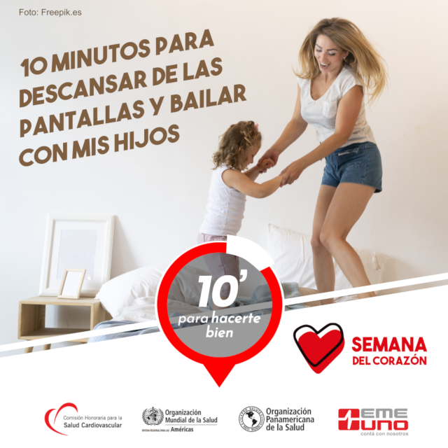 10 minutos para descansar de las pantallas y bailar con mis hijos